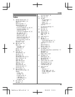 Preview for 63 page of Panasonic KX-TG8561E Operating Instructions Manual