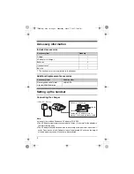 Preview for 2 page of Panasonic KX-TGA101C Installation Manual