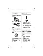 Preview for 3 page of Panasonic KX-TGA101C Installation Manual