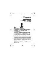 Preview for 12 page of Panasonic KX-TGA470 Installation Manual