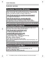 Preview for 12 page of Panasonic KX-TGA551 Operating Instructions Manual