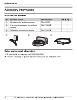 Preview for 4 page of Panasonic KX-TGA573 Operating Instructions Manual