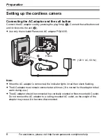 Preview for 8 page of Panasonic KX-TGA573 Operating Instructions Manual