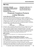 Preview for 25 page of Panasonic KX-TGA573 Operating Instructions Manual