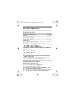 Preview for 2 page of Panasonic KX-TGA661E Installation Manual