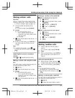 Preview for 21 page of Panasonic KX-TGA680 Operating Instructions Manual