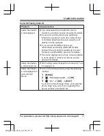 Preview for 17 page of Panasonic KX-TGA710 Operating Instructions Manual