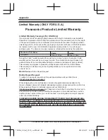 Preview for 58 page of Panasonic KX-TGD512 Operating Instructions Manual