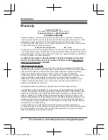 Preview for 8 page of Panasonic KX-TGDA59C Installation Manual