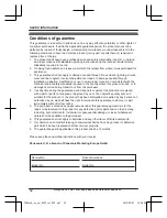 Preview for 52 page of Panasonic KX-TGE220E Operating Instructions Manual