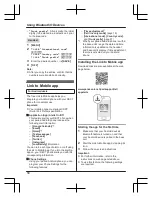 Preview for 58 page of Panasonic KX-TGF372AZS Operating Instructions Manual