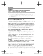 Preview for 6 page of Panasonic KX-TGFA30N Installation Manual