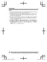 Preview for 8 page of Panasonic KX-TGFA30N Installation Manual