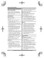 Preview for 8 page of Panasonic KX-TGFA51 Operating Instructions Manual