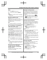 Preview for 25 page of Panasonic KX-TGFA51 Operating Instructions Manual