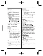 Preview for 33 page of Panasonic KX-TGFA51 Operating Instructions Manual