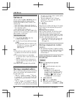 Preview for 34 page of Panasonic KX-TGFA51 Operating Instructions Manual