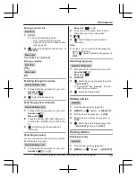 Preview for 39 page of Panasonic KX-TGFA51 Operating Instructions Manual