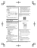 Preview for 60 page of Panasonic KX-TGFA51 Operating Instructions Manual