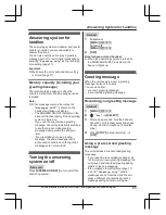 Preview for 65 page of Panasonic KX-TGFA51 Operating Instructions Manual