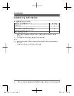 Preview for 2 page of Panasonic KX-TGFA97 Installation Manual