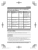 Preview for 3 page of Panasonic KX-TGFA97 Installation Manual