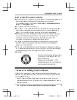 Preview for 5 page of Panasonic KX-TGMA44C Installation Manual