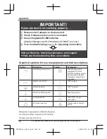 Preview for 22 page of Panasonic KX-TGTA61 Installation Manual