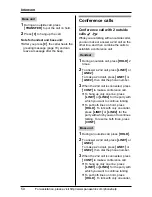 Preview for 50 page of Panasonic KX-TH102M Operating Instructions Manual