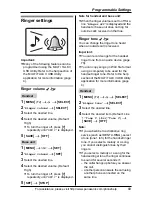 Preview for 69 page of Panasonic KX-TH102M Operating Instructions Manual