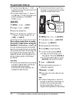 Preview for 70 page of Panasonic KX-TH102M Operating Instructions Manual