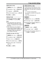 Preview for 71 page of Panasonic KX-TH102M Operating Instructions Manual