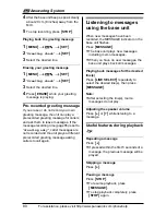 Preview for 80 page of Panasonic KX-TH102M Operating Instructions Manual