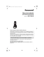 Preview for 14 page of Panasonic KX-THA19 Installation Manual