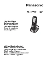 Panasonic KX-TPA50 Installation Manual preview