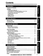 Preview for 3 page of Panasonic KX-TS105BK Operating Instructions Manual