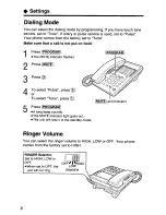 Preview for 8 page of Panasonic KX-TS105BK Operating Instructions Manual