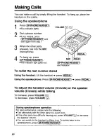 Preview for 10 page of Panasonic KX-TS105BK Operating Instructions Manual