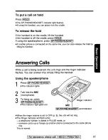 Preview for 11 page of Panasonic KX-TS105BK Operating Instructions Manual