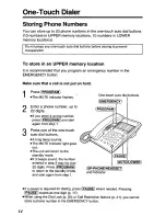 Preview for 14 page of Panasonic KX-TS105BK Operating Instructions Manual