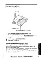 Preview for 23 page of Panasonic KX-TS105BK Operating Instructions Manual