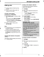 Preview for 15 page of Panasonic KX-TS560FX Operating Instructions Manual