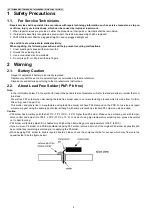 Preview for 4 page of Panasonic KX-TS580MXB Service Manual