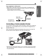 Preview for 7 page of Panasonic KX-TS600B Operating Instructions Manual