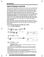 Preview for 14 page of Panasonic KX-TS600B Operating Instructions Manual