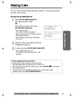 Preview for 17 page of Panasonic KX-TS600B Operating Instructions Manual