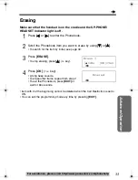 Preview for 33 page of Panasonic KX-TS600B Operating Instructions Manual