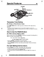 Preview for 36 page of Panasonic KX-TS600B Operating Instructions Manual