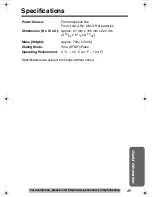 Preview for 49 page of Panasonic KX-TS600B Operating Instructions Manual