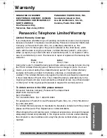 Preview for 53 page of Panasonic KX-TS600B Operating Instructions Manual